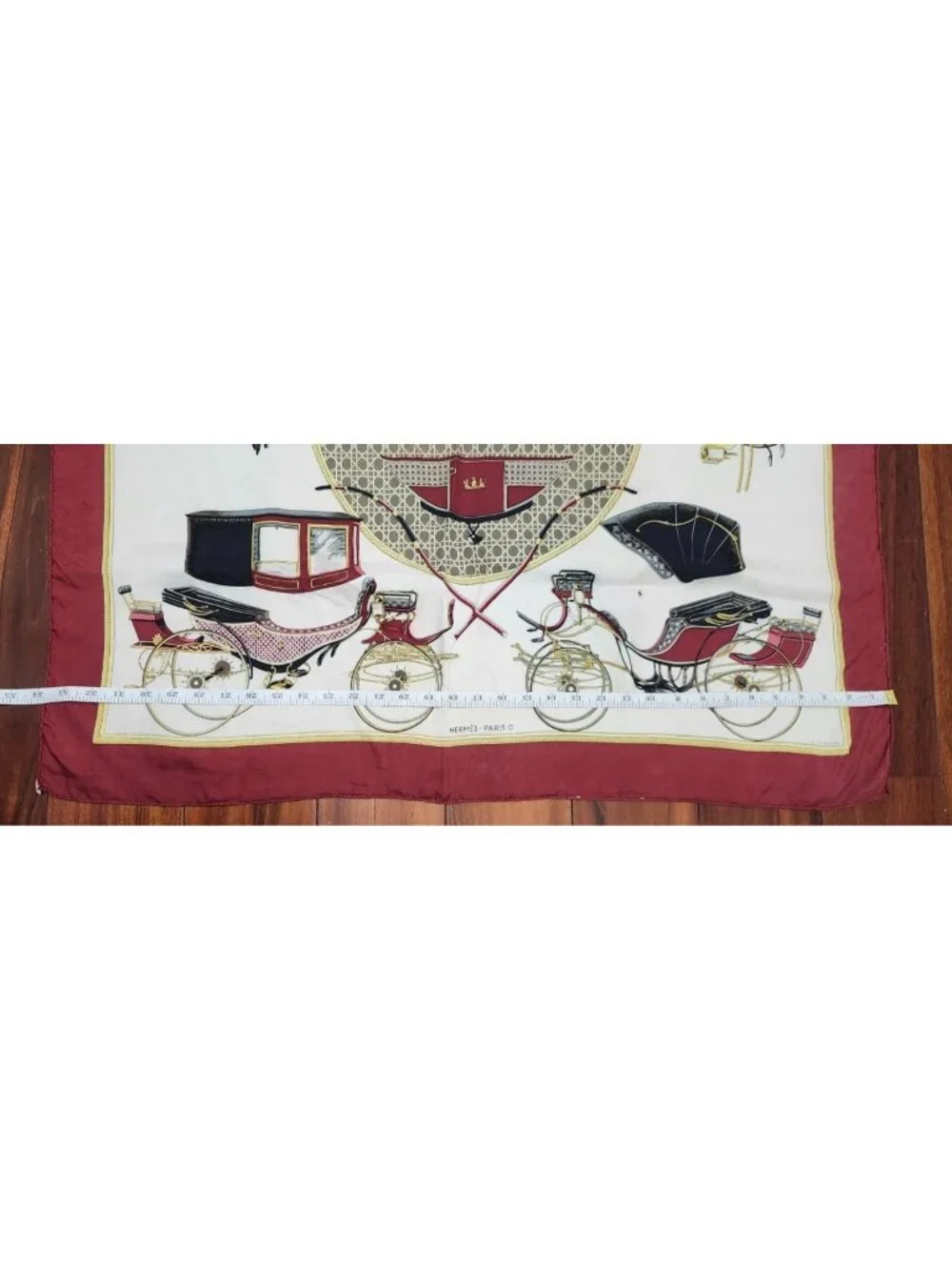 Hermès Les Voitures à Transformation Silk Scarf Carré 90 35